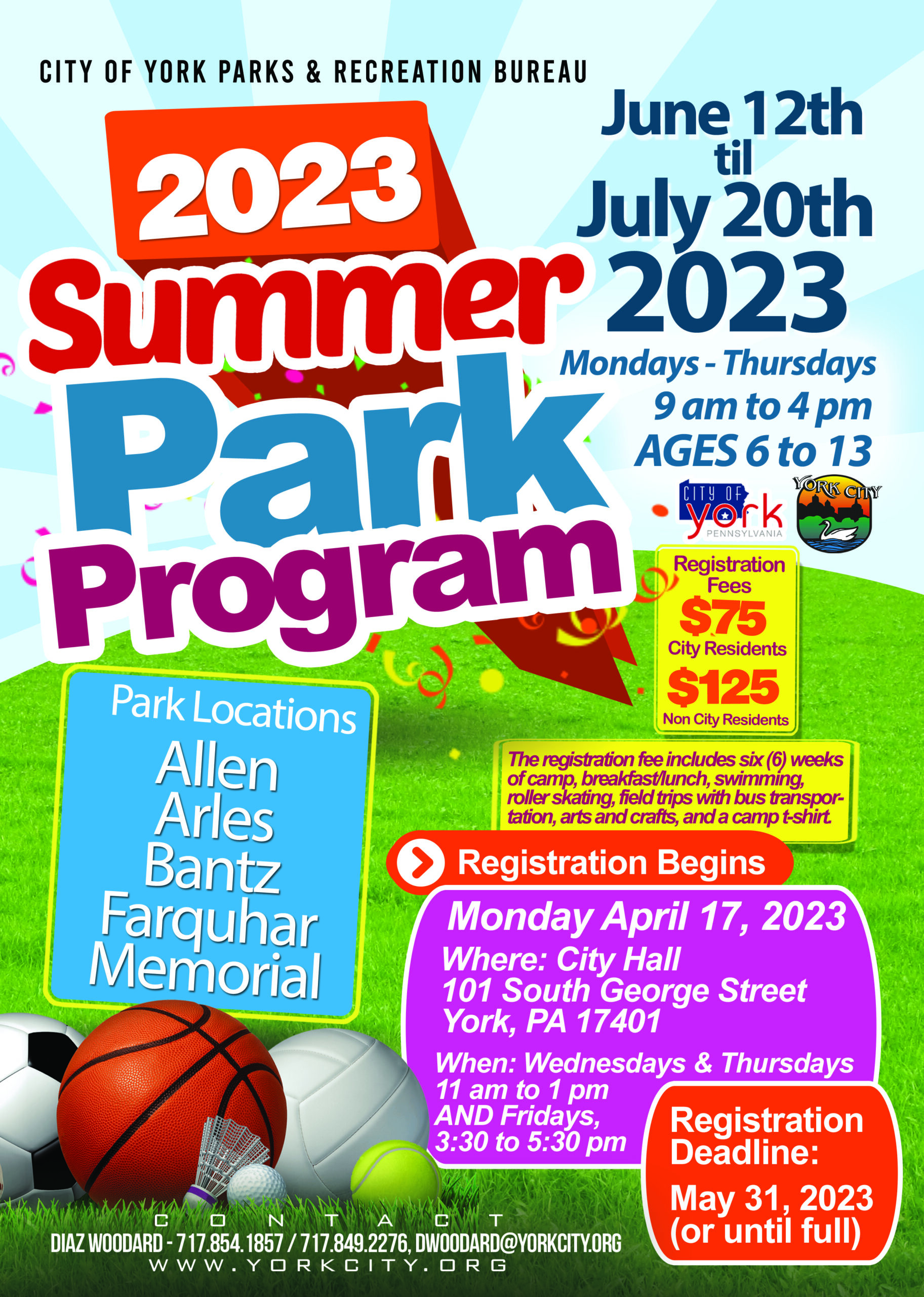 Summer Programs 2023 by M-NCPPC, Department of Parks & Recreation